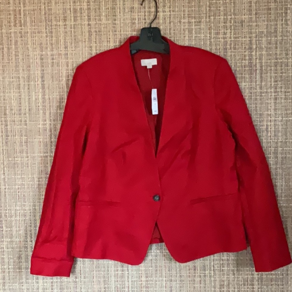 NWT Ann Taylor Loft Red Women's Blazer